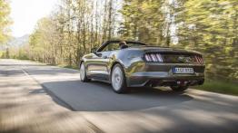 Ford Mustang VI Cabrio EcoBoost (2015) - wersja europejska - widok z tyłu