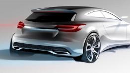 Mercedes klasa A Concept - szkic auta