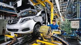 Mercedes klasy V (2014) - taśma produkcyjna