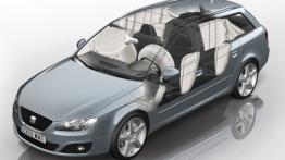 Seat Exeo Kombi - schemat konstrukcyjny auta
