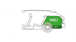 Skoda Superb III Combi (2015) - szkic auta - wymiary