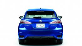 Lexus CT 200h Facelifting (2014) - tył - reflektory wyłączone