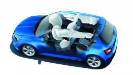 Skoda Fabia III hatchback (2015) - schemat działania poduszek powietrznych