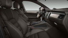 Porsche Macan (2014) - widok ogólny wnętrza z przodu