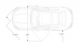 Mercedes S63 AMG Coupe (2014) - szkic auta - wymiary
