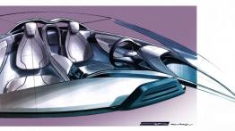BMW i8 Spyder Concept - szkic wnętrza