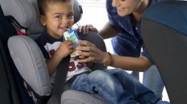 Chevrolet Cruze hatchback ECO-TEC - fotelik dziecięcy z tyłu