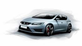Seat Leon III Cupra (2014) - szkic auta