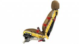 Porsche Macan (2014) - schemat konstrukcyjny fotela