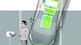 Volvo C30 Electric - szkice - schematy - inne ujęcie