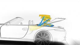 Porsche 911 (991) Carrera Cabrio - szkic auta