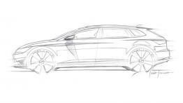 Seat Leon III ST (2014) - szkic auta