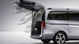 Mercedes klasy V (2014) - tył - bagażnik otwarty