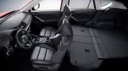 Mazda CX-5 Facelifting (2015) - tylna kanapa złożona, widok z boku