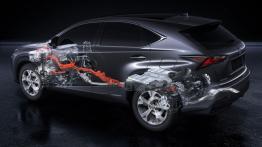 Lexus NX 300h (2014) - schemat konstrukcyjny auta