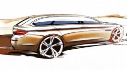 BMW Seria 5 F11 - szkic auta