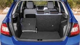 Skoda Fabia III hatchback (2015) - tylna kanapa złożona, widok z bagażnika
