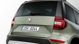 Skoda Yeti Facelifting (2014) - pokrywa bagażnika - zamknięta