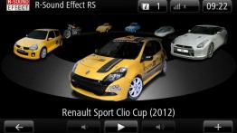 Renault Clio IV RS 200 (2013) - radio/cd/panel lcd