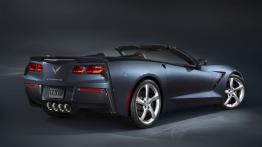 Chevrolet Corvette C7 Stingray Cabrio (2014) - tył - reflektory włączone