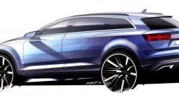 Audi Q7 II (2015) - szkic auta