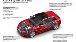 Audi A3 III Sportback e-tron (2013) - schemat konstrukcyjny auta