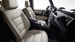 Mercedes klasy G 2013 - widok ogólny wnętrza z przodu