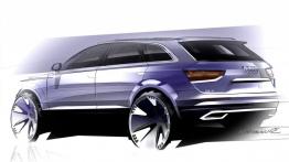 Audi Q7 II (2015) - szkic auta