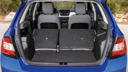 Skoda Fabia III hatchback (2015) - tylna kanapa złożona, widok z bagażnika