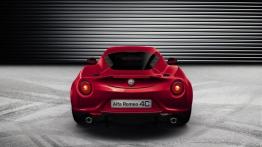 Alfa Romeo 4C (2013) - tył - reflektory włączone