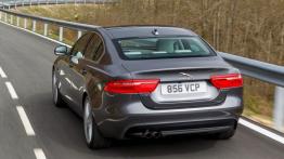 Jaguar XE 2.0d Ammonite Grey (2015) - widok z tyłu