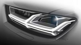 Audi Q7 II (2015) - szkic elementu nadwozia