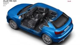 Audi RS Q3 (2014) - schemat wnętrza