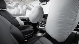 Mercedes klasy V (2014) - schemat działania poduszek powietrznych