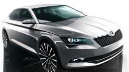Skoda Superb III (2015) - szkic auta