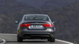 Jaguar XE 2.0d Ammonite Grey (2015) - widok z tyłu