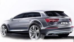 Audi Q7 II (2015) - szkic auta