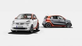 Smart fortwo III (2015) - przód - reflektory wyłączone