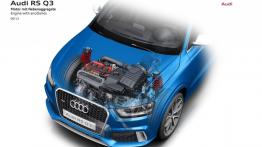Audi RS Q3 (2014) - schemat konstrukcyjny auta