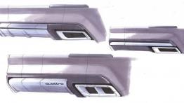 Audi Q7 II (2015) - szkic elementu nadwozia