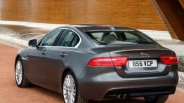 Jaguar XE 2.0d Ammonite Grey (2015) - widok z tyłu
