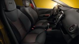 Renault Clio IV RS 200 (2013) - widok ogólny wnętrza z przodu