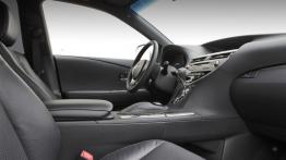 Lexus RX 450h F Sport - widok ogólny wnętrza z przodu