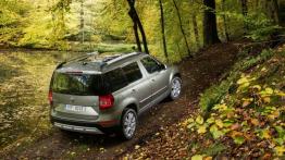Skoda Yeti Facelifting (2014) - widok z tyłu