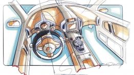 Skoda Yeti 2011 - szkic wnętrza