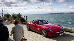 Mercedes SLS AMG Roadster 2012 - widok z góry