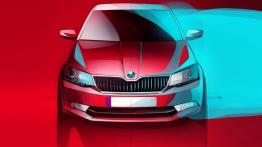 Skoda Fabia III hatchback (2015) - szkic auta
