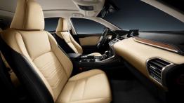 Lexus NX 300h (2014) - widok ogólny wnętrza z przodu
