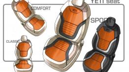 Skoda Yeti 2011 - szkice - schematy - inne ujęcie