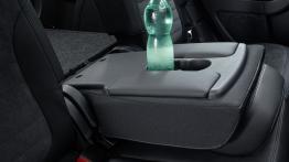 Skoda Yeti Facelifting (2014) - tylna kanapa złożona, widok z boku